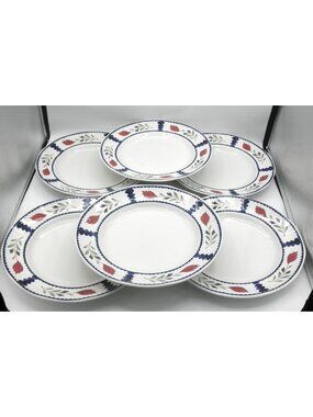 Lancaster by Adams China 10-1/8 Dinner Plates Set of 6 Pattern Code: ADALAN